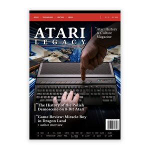 Portada de Atari Legacy número 1 con un Atari Falcon 030